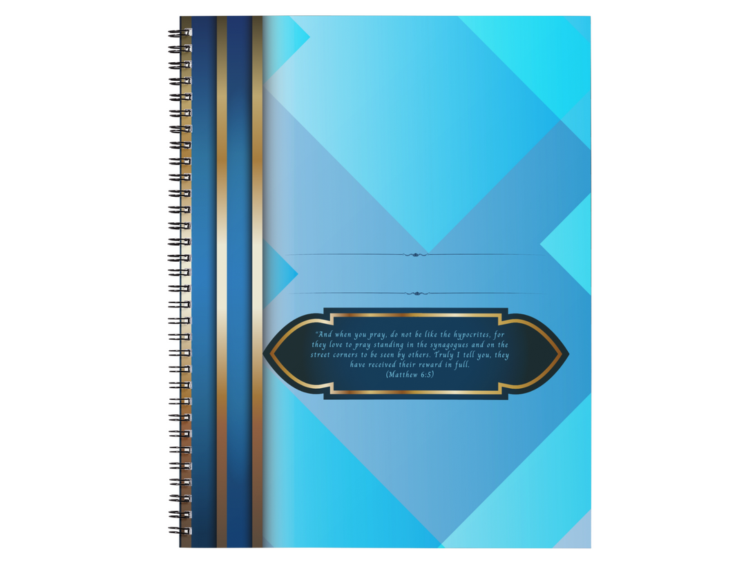 Notebook (Journal) with bible text