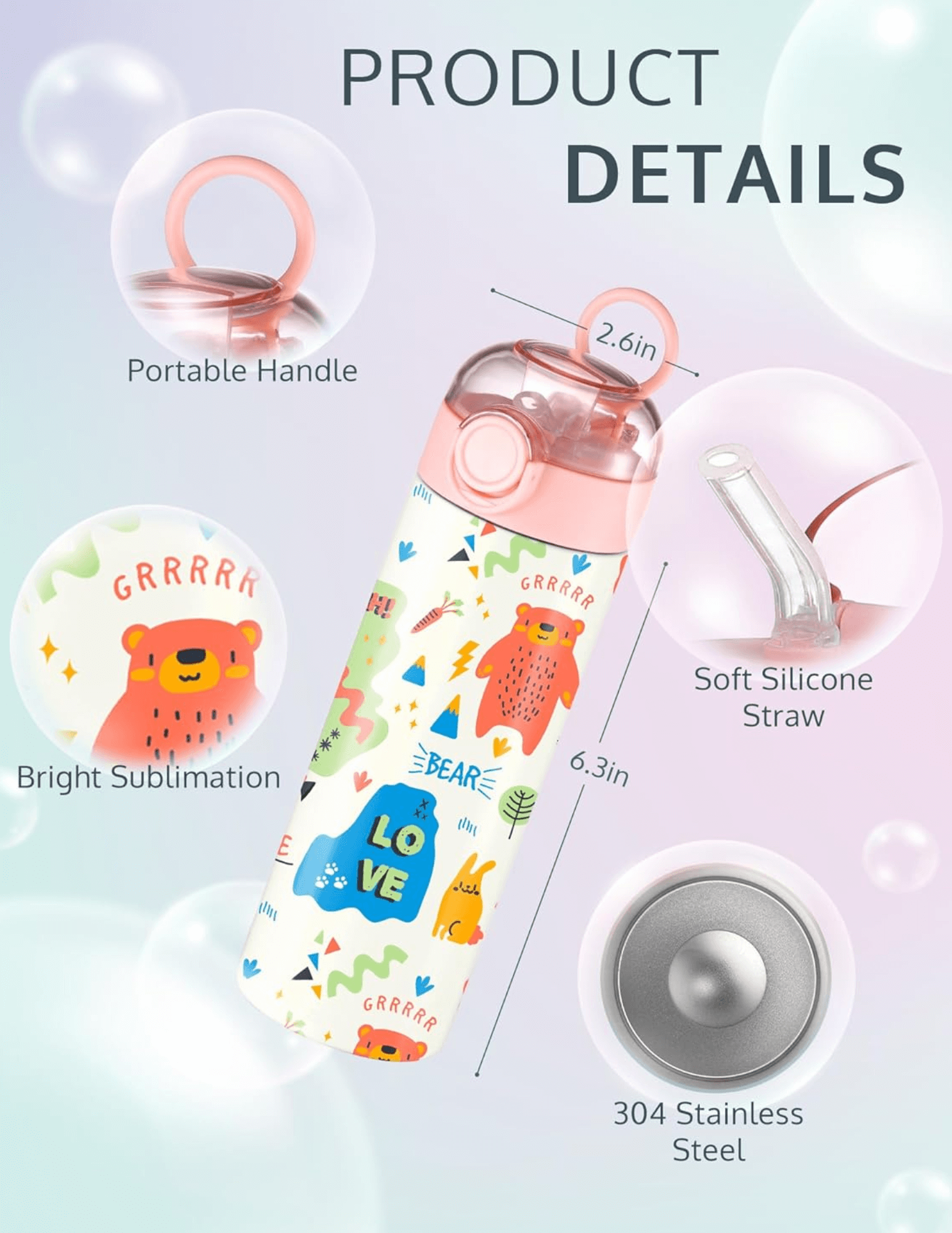 Strawberry Cheesecake - Kids Tumbler featuring unique artwork, perfect for personal style and expression.