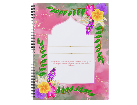 Notebook (Journal) with bible text