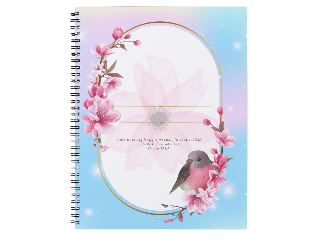 Notebook (Journal) with bible text