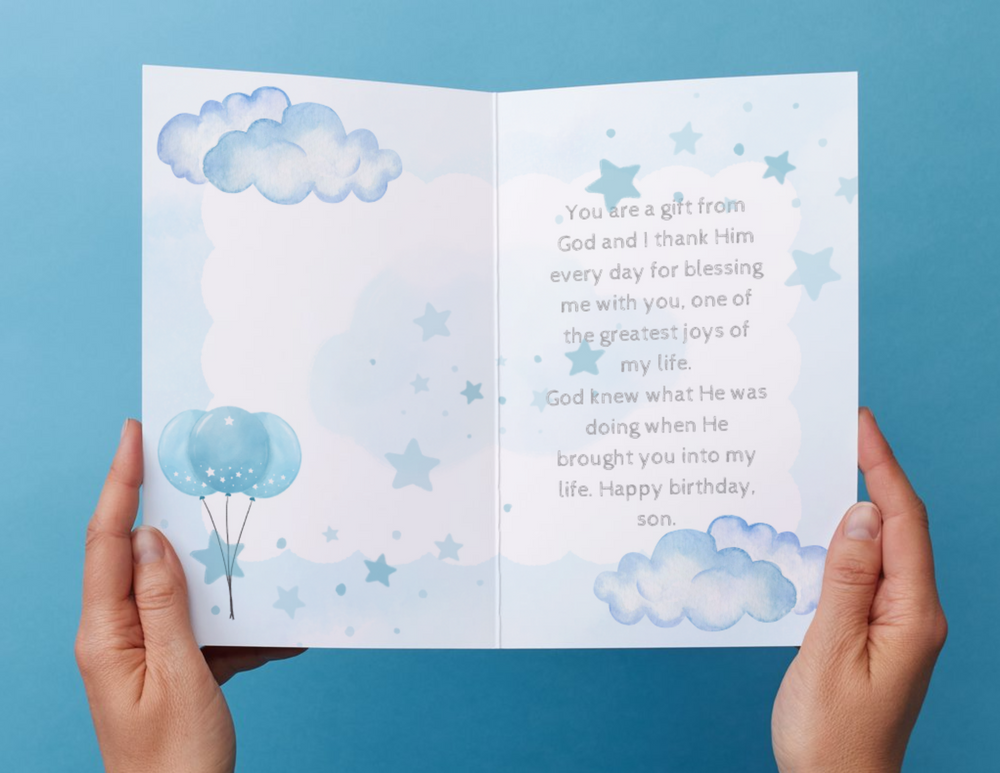 1St Birthday Baby Boy Greeting Cards #4