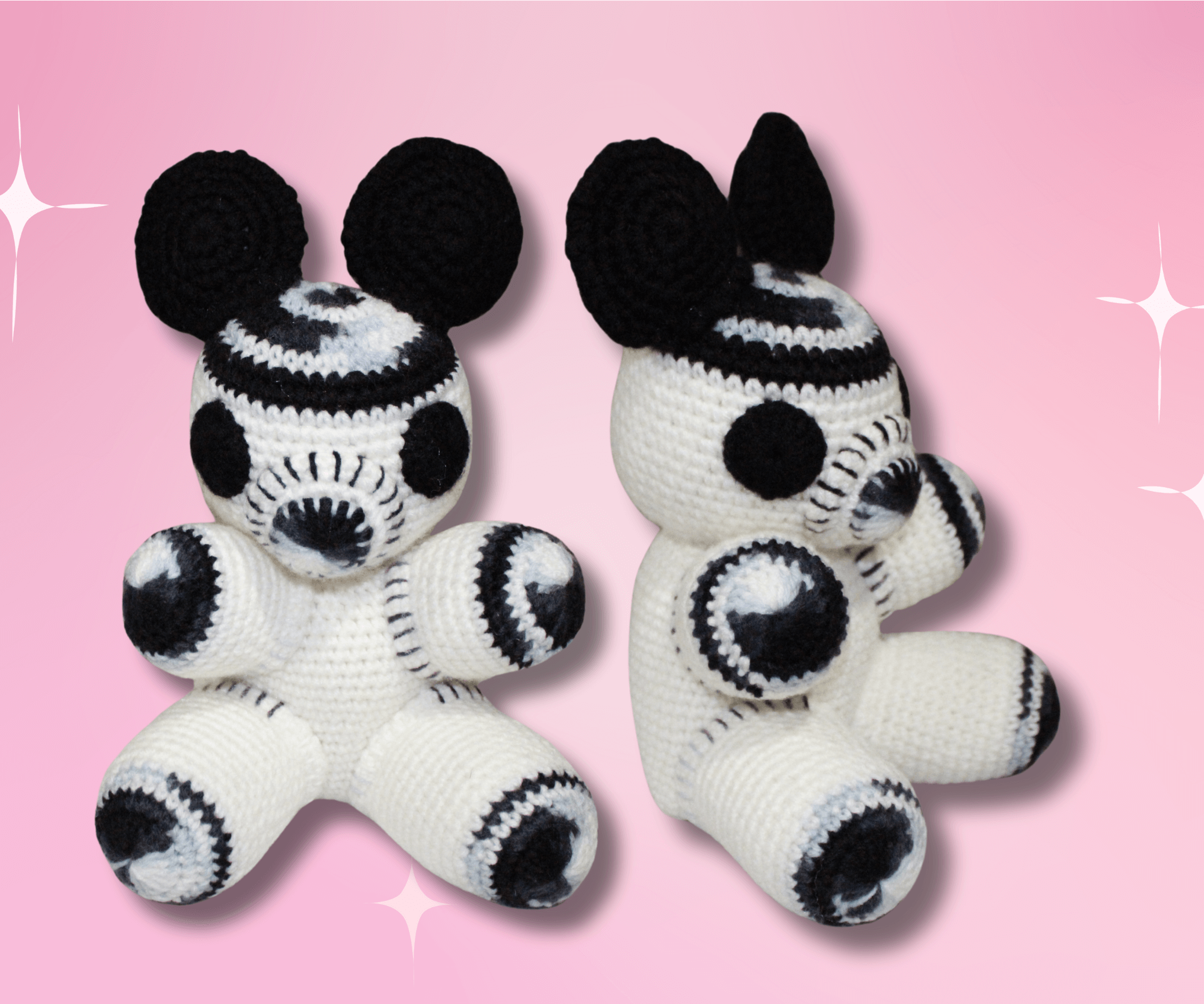 Black And White Mouse crafted with handmade techniques for a truly unique style.