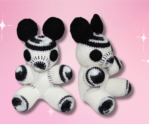 Black And White Mouse crafted with handmade techniques for a truly unique style.