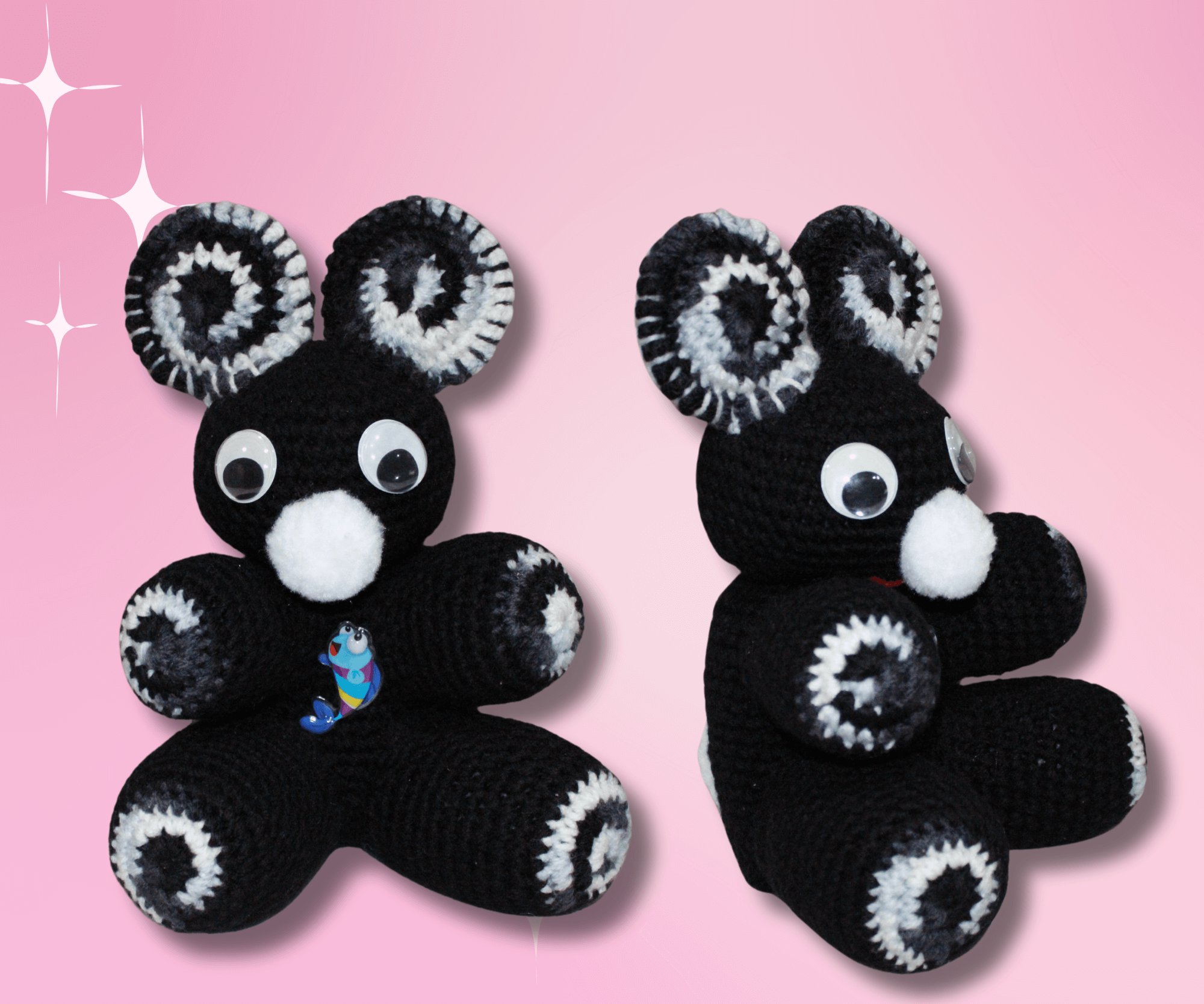 Black Mouse crafted with handmade techniques for a truly unique style.