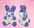 Marshmallow Bunny crafted with handmade techniques for a truly unique style.