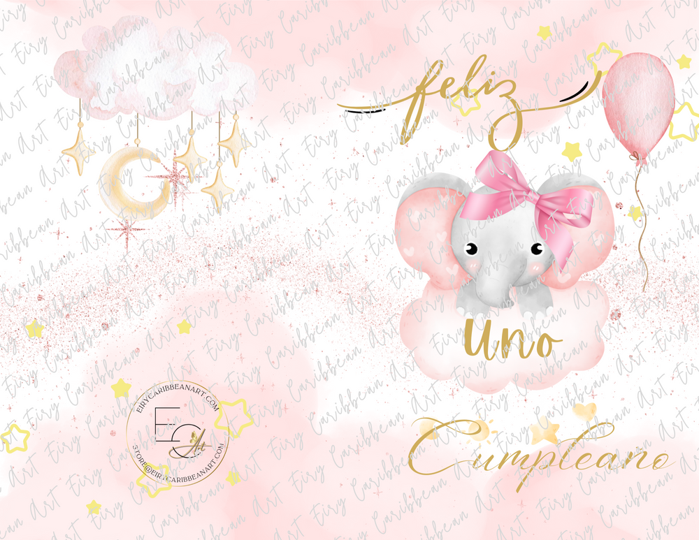 1St Birthday Baby Girl Greeting Cards #3