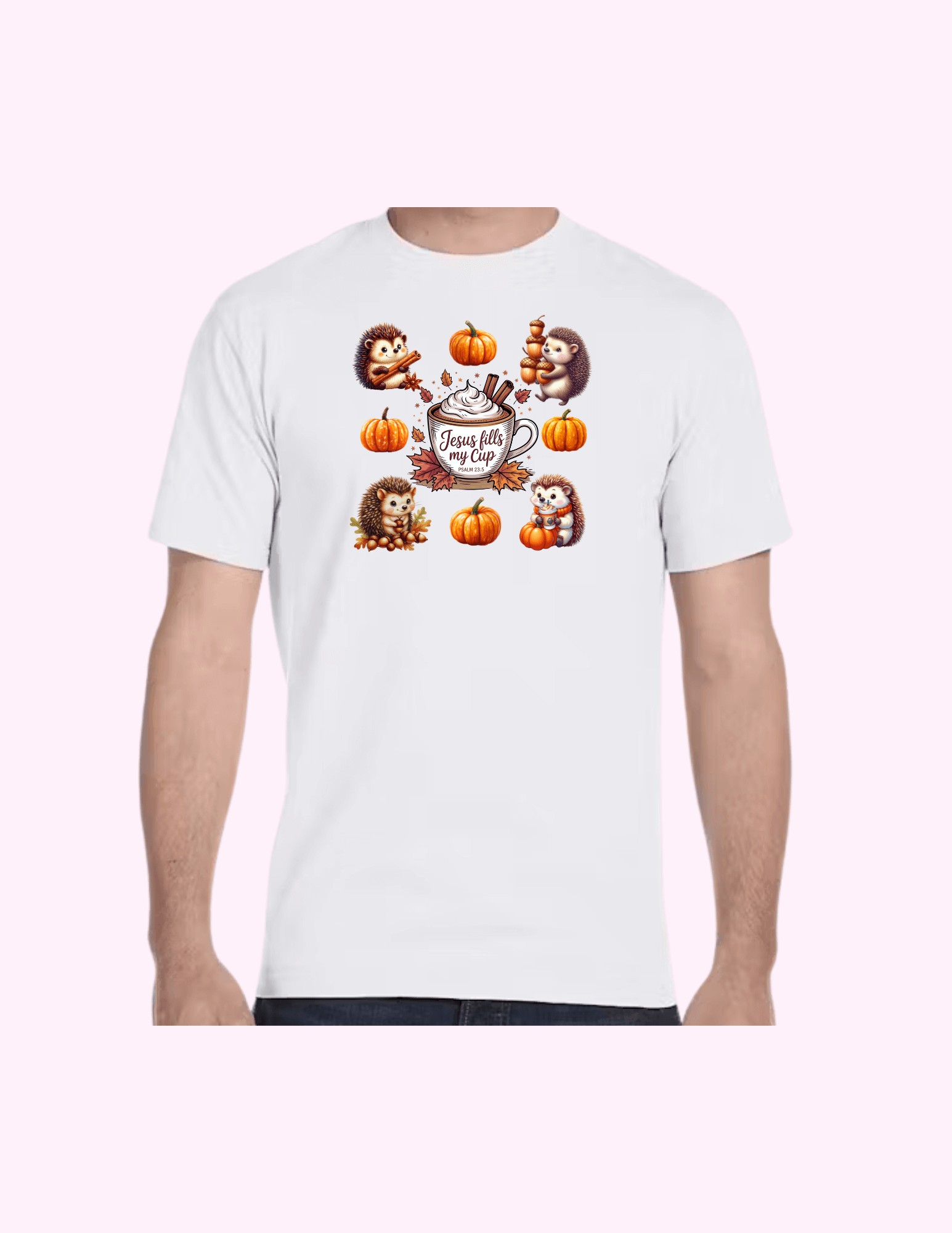 Jesus Fills My Cup - Adult T-Shirt