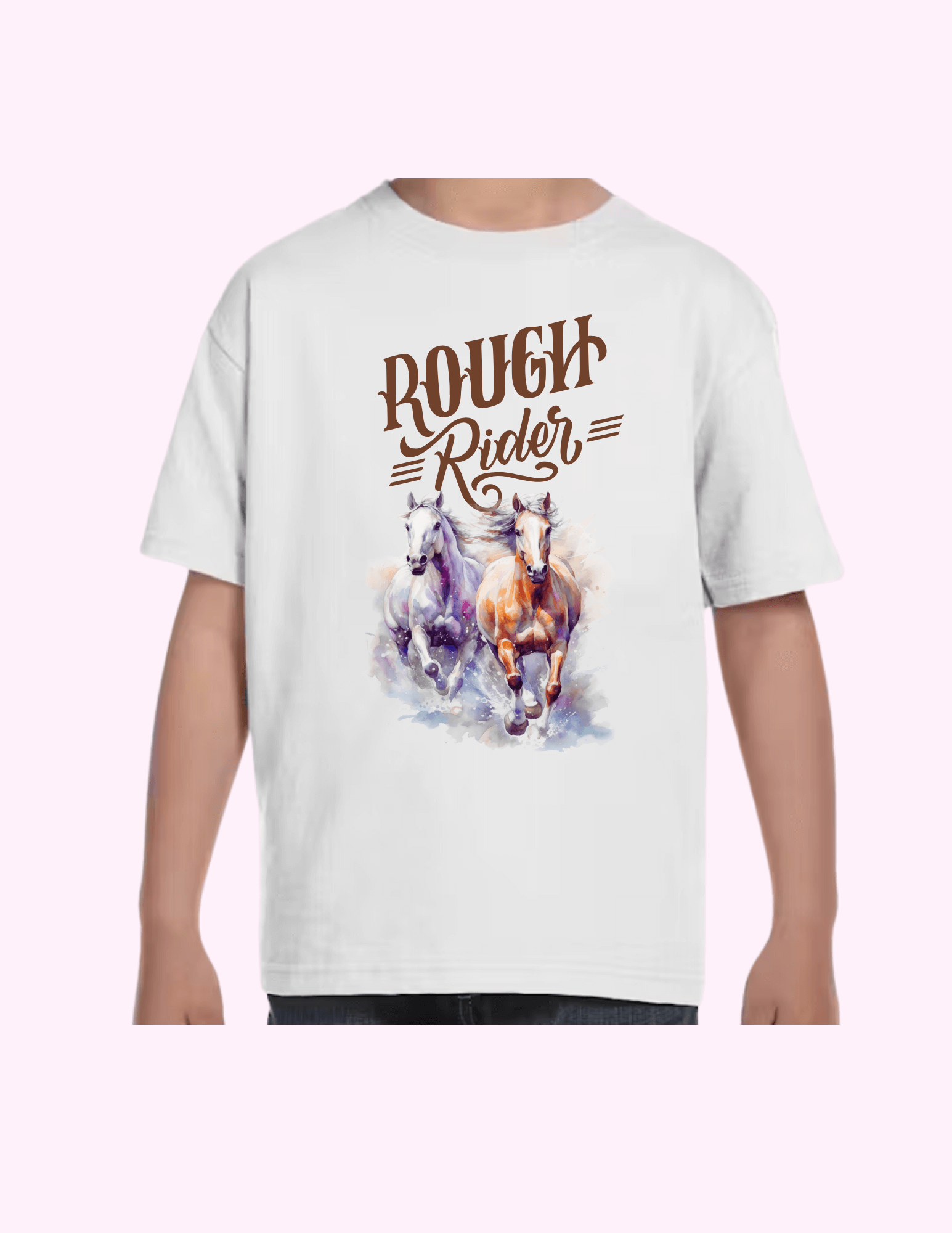 Rough Rider - Kids T-Shirt featuring unique artwork, perfect for personal style and expression.