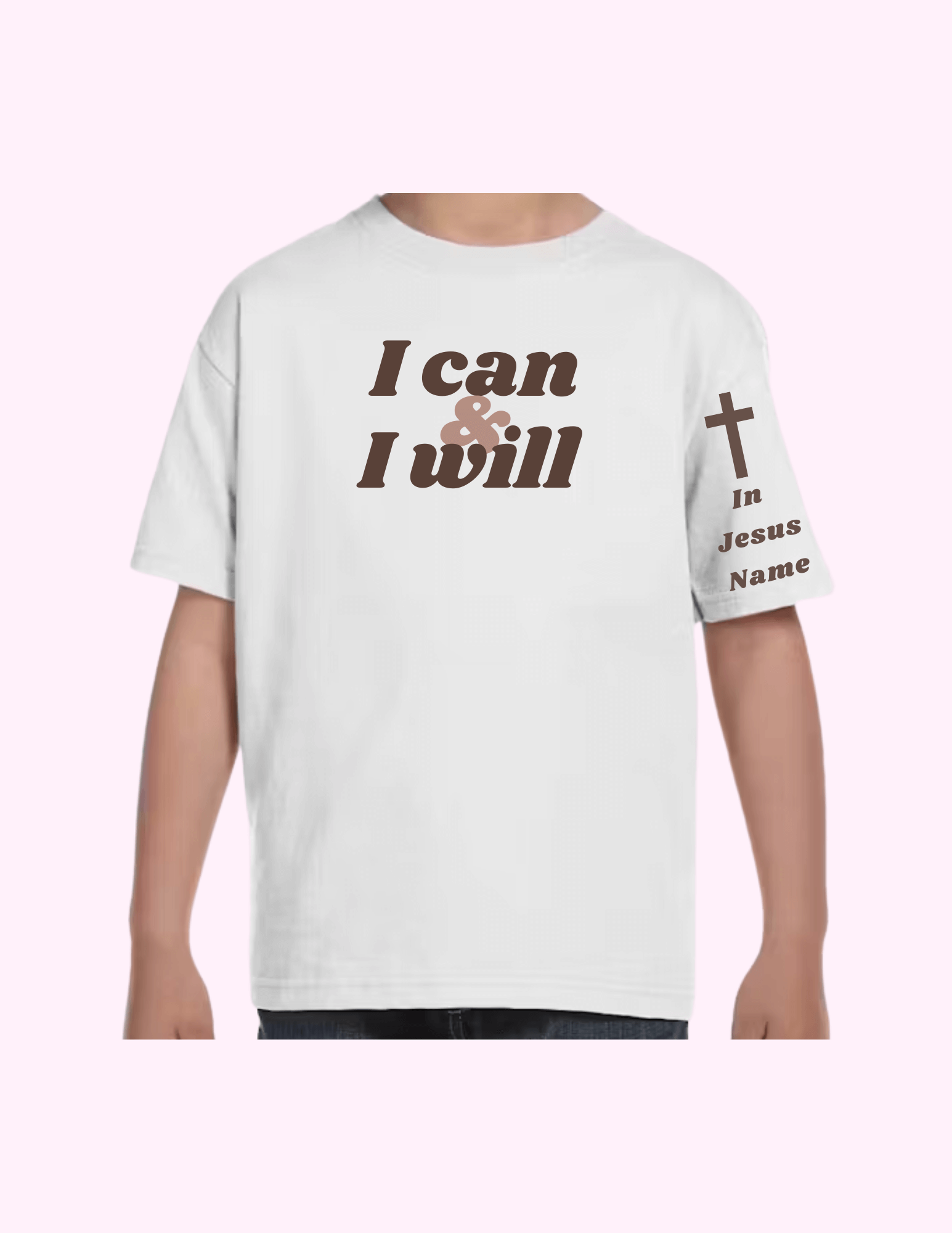 I Can & I Will - Kids T-Shirt featuring unique artwork, perfect for personal style and expression.