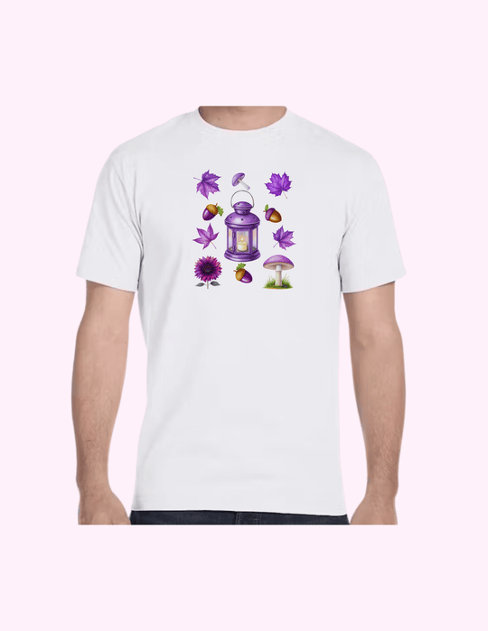 Purple Autumn - Adult T-Shirt