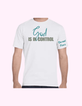 God Is In Control - Adult T-Shirt featuring unique artwork, perfect for personal style and expression.