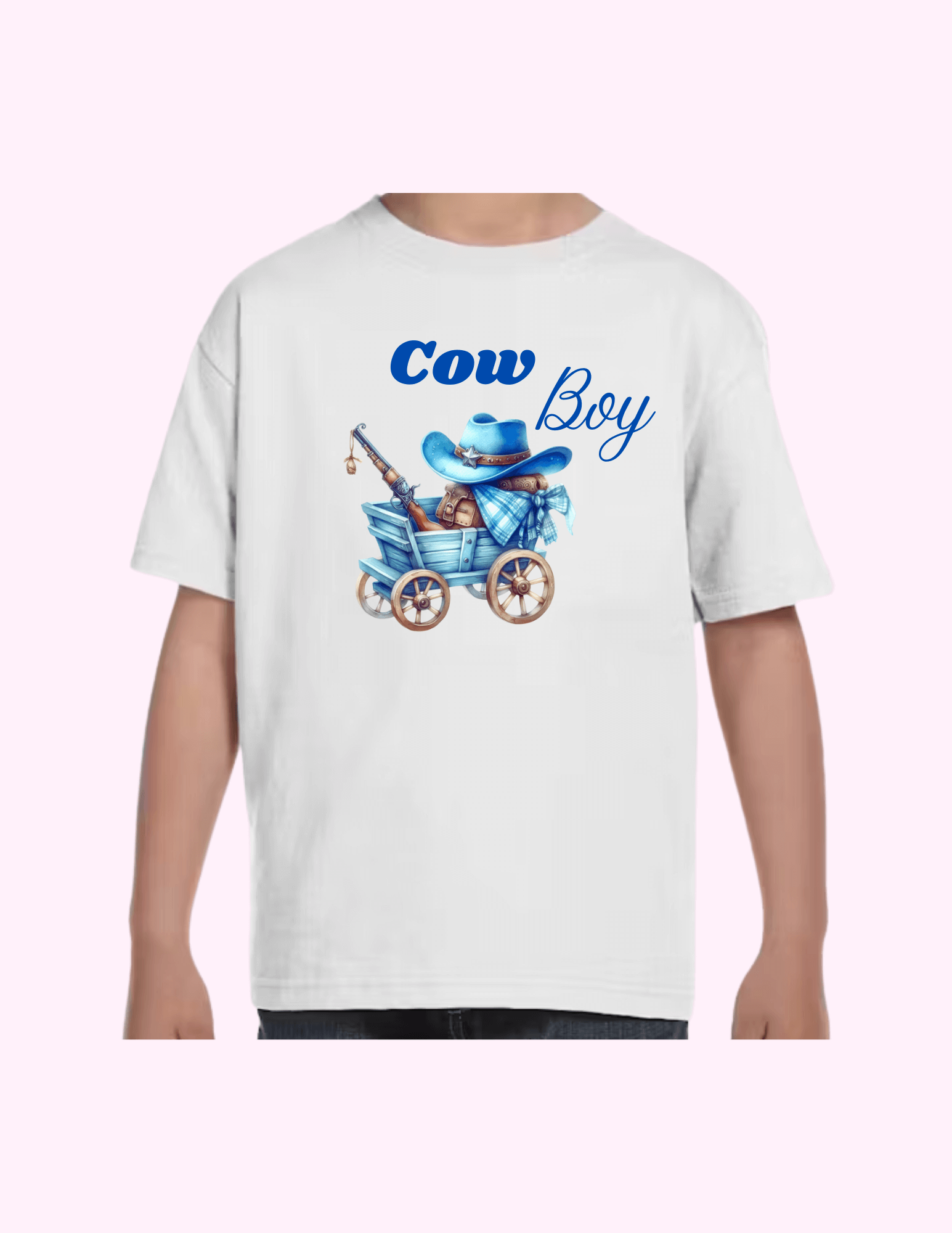 Cow Boy - Kids T-Shirt featuring unique artwork, perfect for personal style and expression.