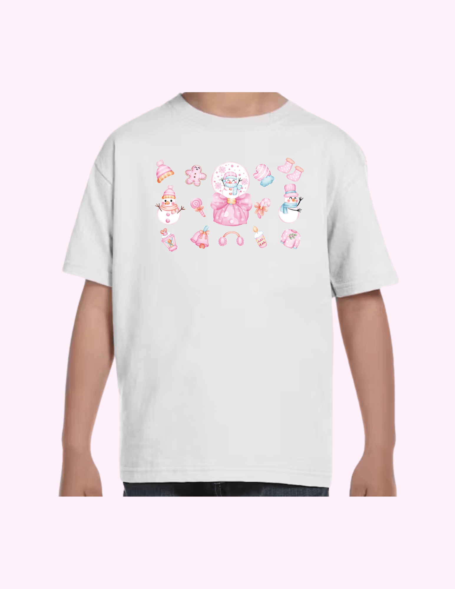 Pink Snow - Kids T-Shirt featuring unique artwork, perfect for personal style and expression.