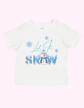 Let It Snow Blue (Toddler) featuring unique artwork, perfect for personal style and expression.
