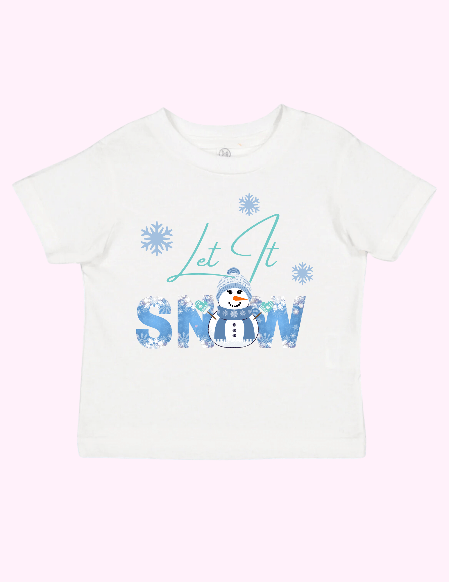 Let It Snow Blue (Toddler) featuring unique artwork, perfect for personal style and expression.