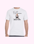 Fight And Never Surrender (Woman) - Adult T-Shirt featuring unique artwork, perfect for personal style and expression.