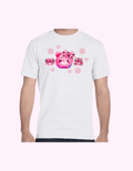 Fluffy Winter Bunny - Adult T-Shirt featuring unique artwork, perfect for personal style and expression.
