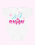 Let It Snow - Pink (Infant) featuring unique artwork, perfect for personal style and expression.