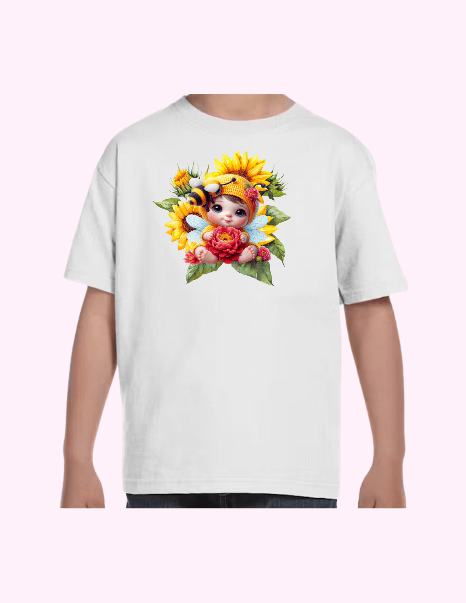 Bee - Kids T-Shirt featuring unique artwork, perfect for personal style and expression.