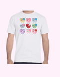 Donut Hearts - Adult T-Shirt featuring unique artwork, perfect for personal style and expression.