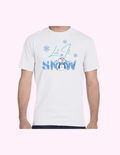 Let It Snow (Blue) - Adult T-Shirt featuring unique artwork, perfect for personal style and expression.