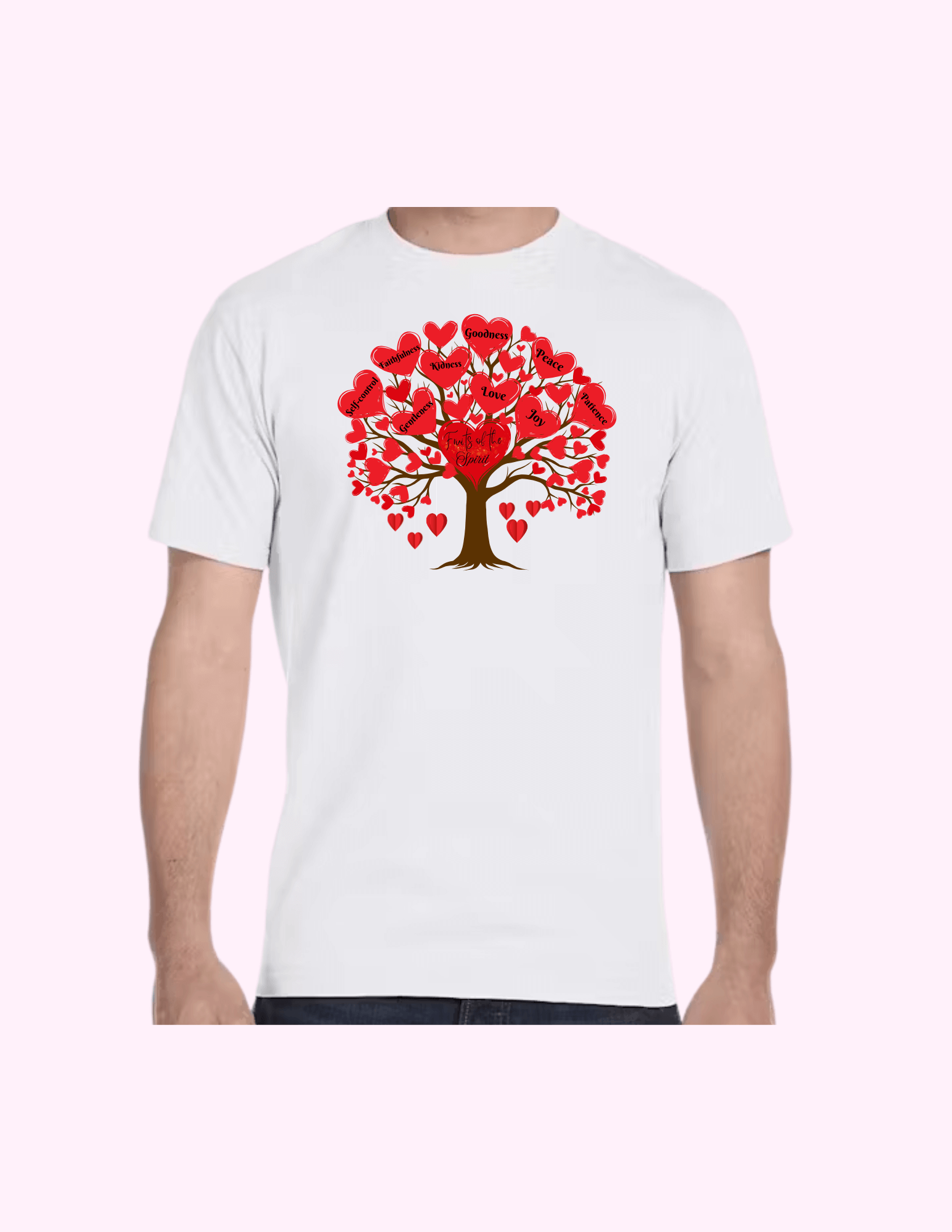 Fruits Of The Spirit - Adult T-Shirt featuring unique artwork, perfect for personal style and expression.