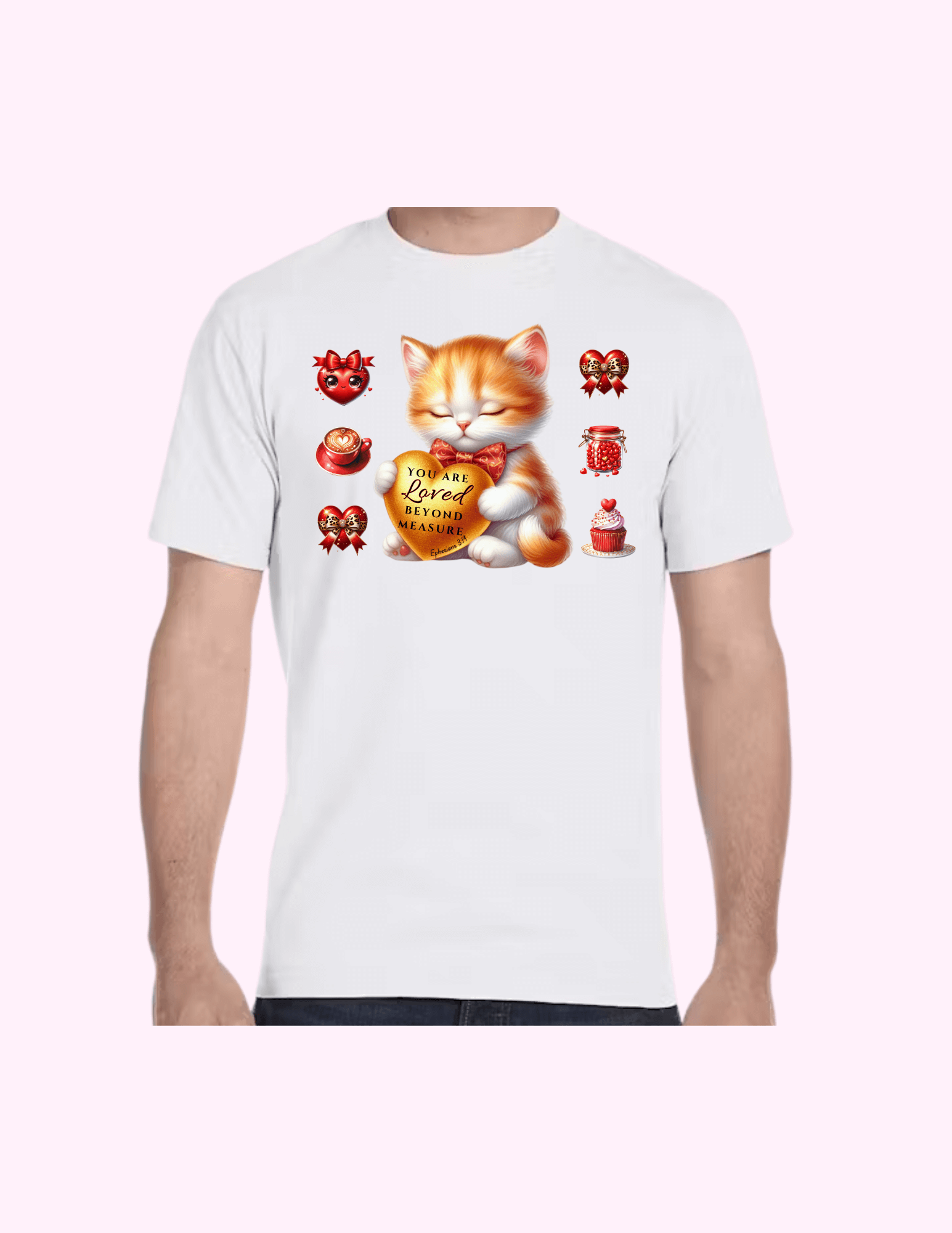 You Are Loved - Adult T-Shirt featuring unique artwork, perfect for personal style and expression.