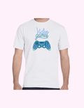 Video Game (Blue) - Adult T-Shirt featuring unique artwork, perfect for personal style and expression.