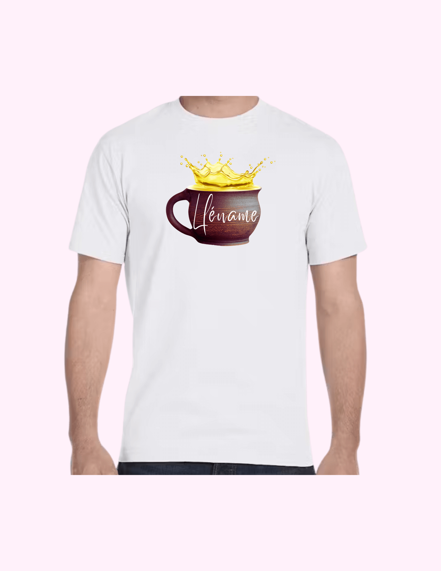 Lléname - Adult T-Shirt featuring unique artwork, perfect for personal style and expression.