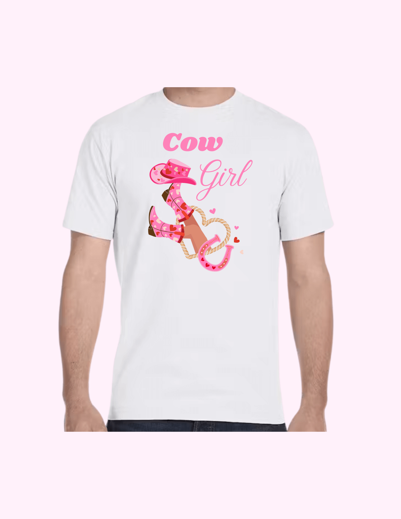 Cowgirl - Adult T-Shirt featuring unique artwork, perfect for personal style and expression.