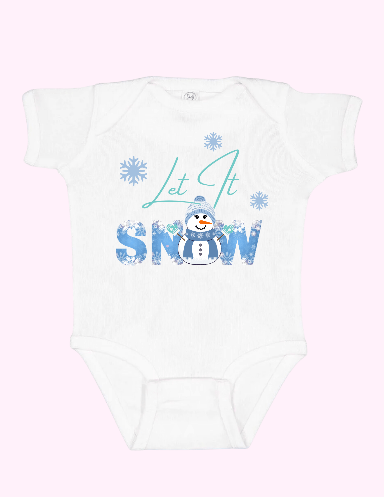 Let It Snow - Blue (Infant) featuring unique artwork, perfect for personal style and expression.