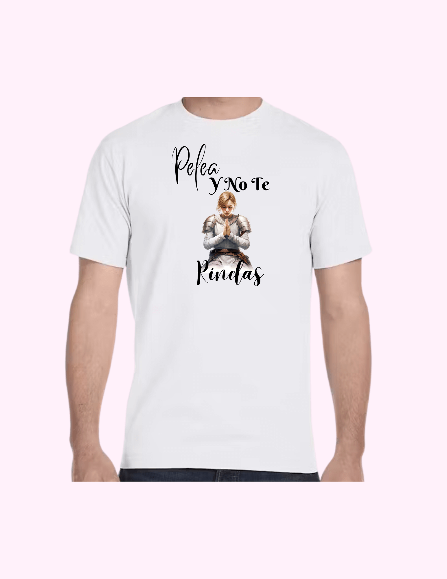 Pelea Y No Te Rindas (Woman) - Adult T-Shirt featuring unique artwork, perfect for personal style and expression.