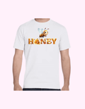 Honey - Adult T-Shirt featuring unique artwork, perfect for personal style and expression.