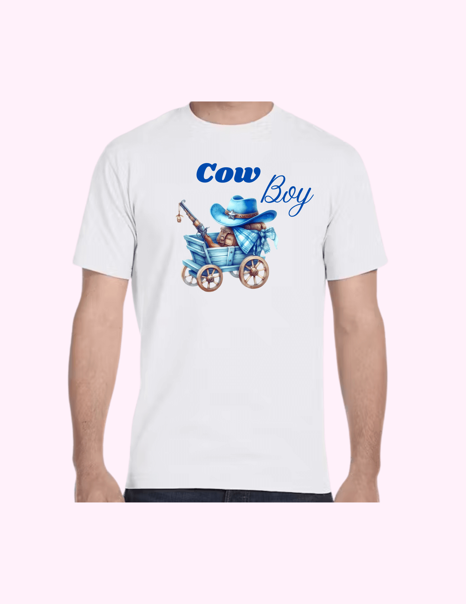 Cowboy - Adult T-Shirt featuring unique artwork, perfect for personal style and expression.