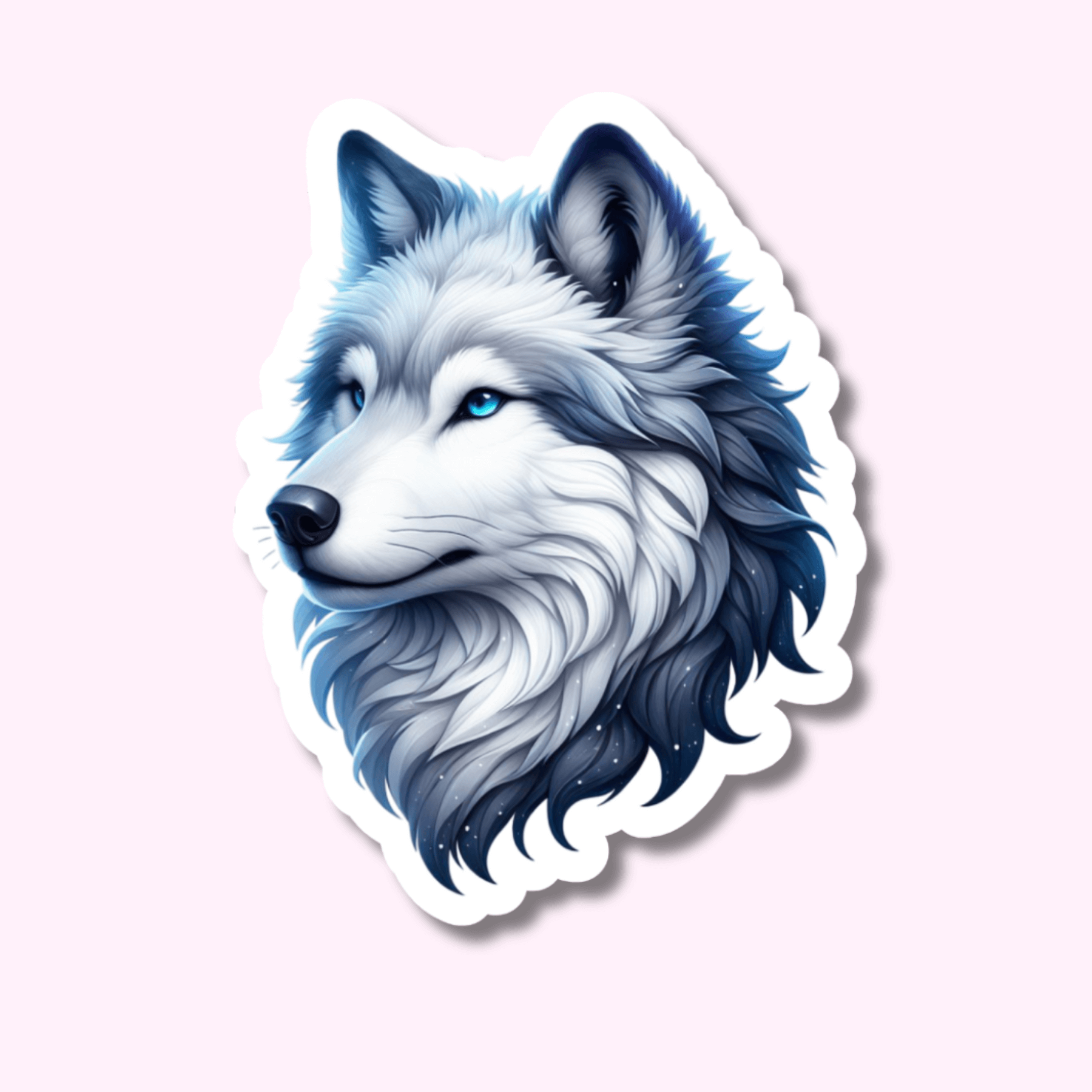 Wolf - Sticker Vinyl featuring unique artwork, perfect for personal style and expression.
