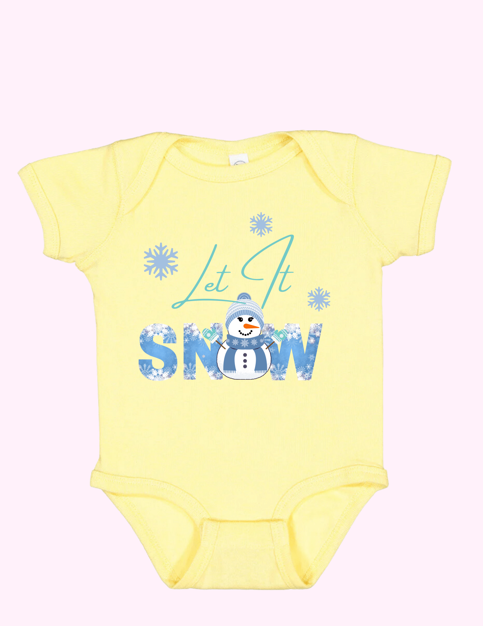 Let It Snow - Blue (Infant) featuring unique artwork, perfect for personal style and expression.