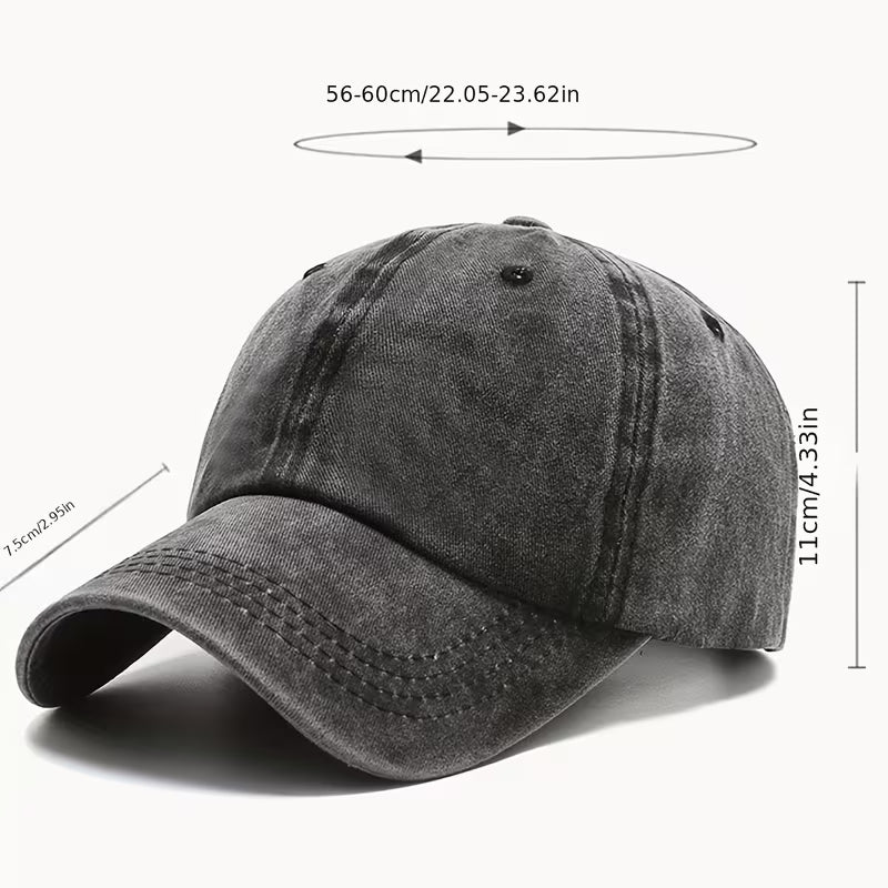 Retro Washed Neutral Cap - Men