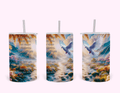 Dove John 14:27 - 12oz Tumbler featuring unique artwork, perfect for personal style and expression.