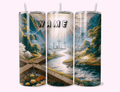 God Says You Are - 20oz Tumbler Double-walled stainless steel, designed for insulation to keep drinks hot or cold for longer periods.