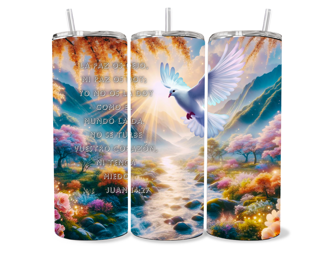 Dove John 14:27 - Tumbler