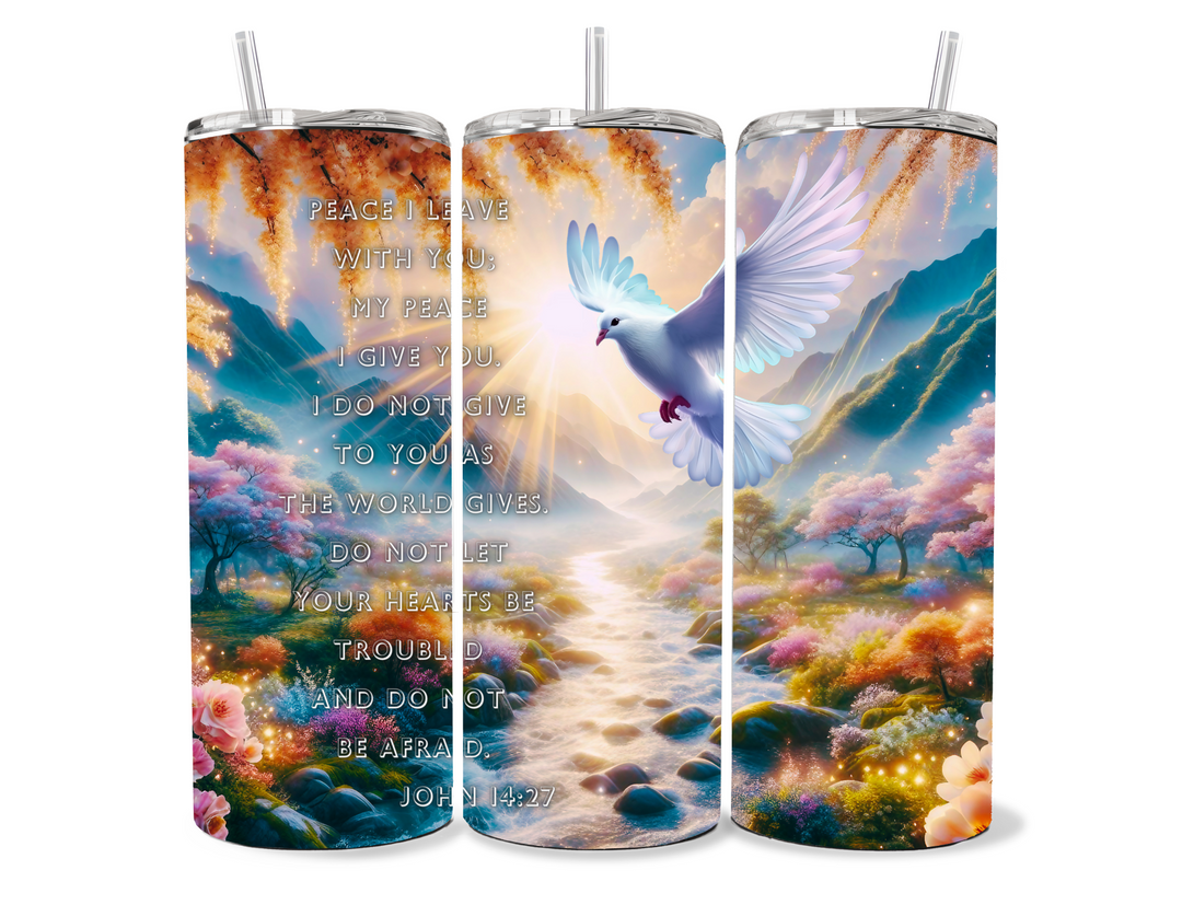 Dove John 14:27 - Tumbler