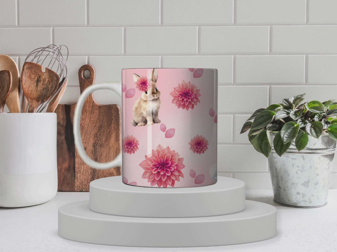Bunny - Ceramic Mugs featuring unique artwork, perfect for personal style and expression.