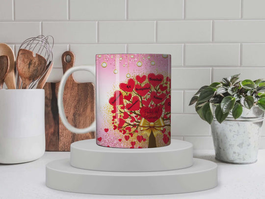 Love and Friendship Collection - Ceramic Mugs featuring unique artwork, perfect for personal style and expression.