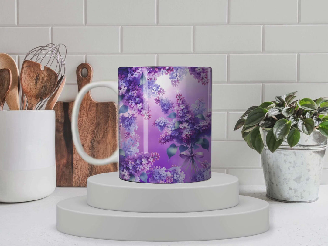 Lavender - Ceramic Mugs featuring unique artwork, perfect for personal style and expression.