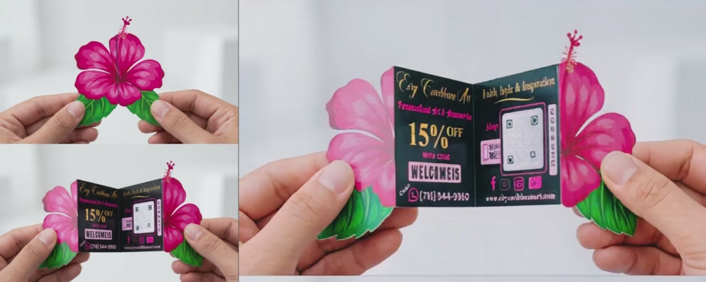 Custom Foldable Business Card