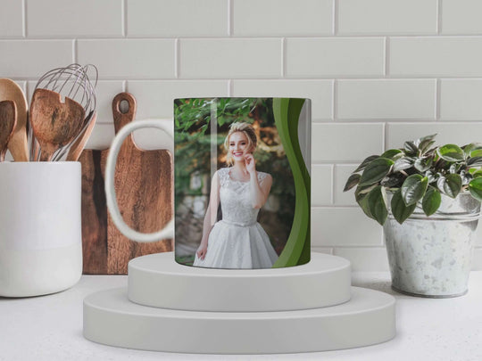 Wedding Set of 2 MR / MRS - Ceramic Mugs featuring unique artwork, perfect for personal style and expression.