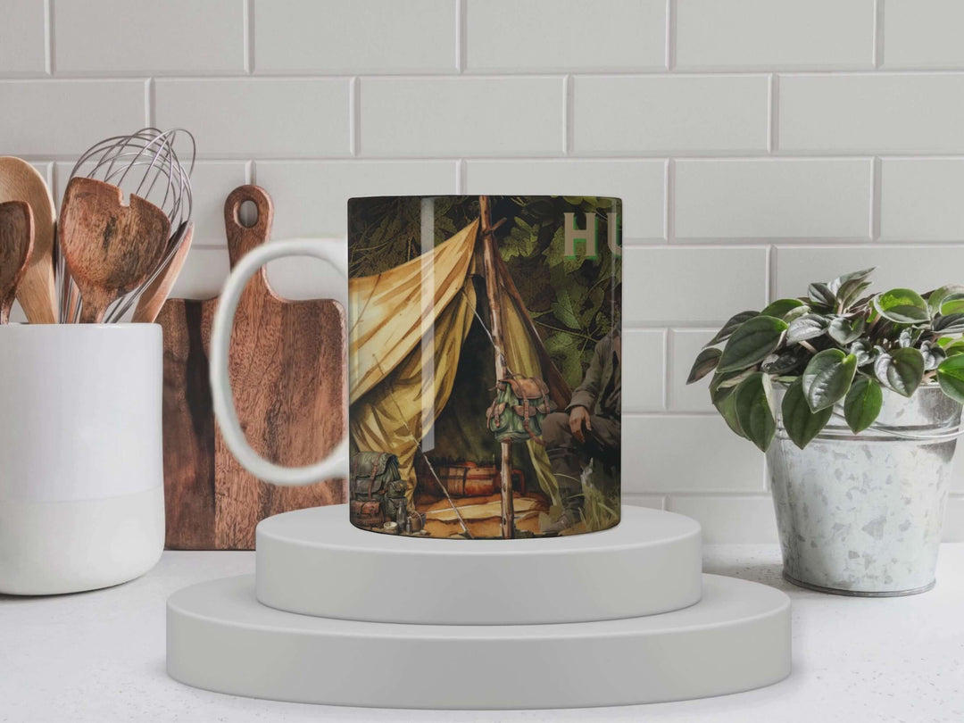 Hunter Life - Ceramic Mugs featuring unique artwork, perfect for personal style and expression.